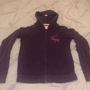 Victoria’s Secret Pink jacket w/ cute writing